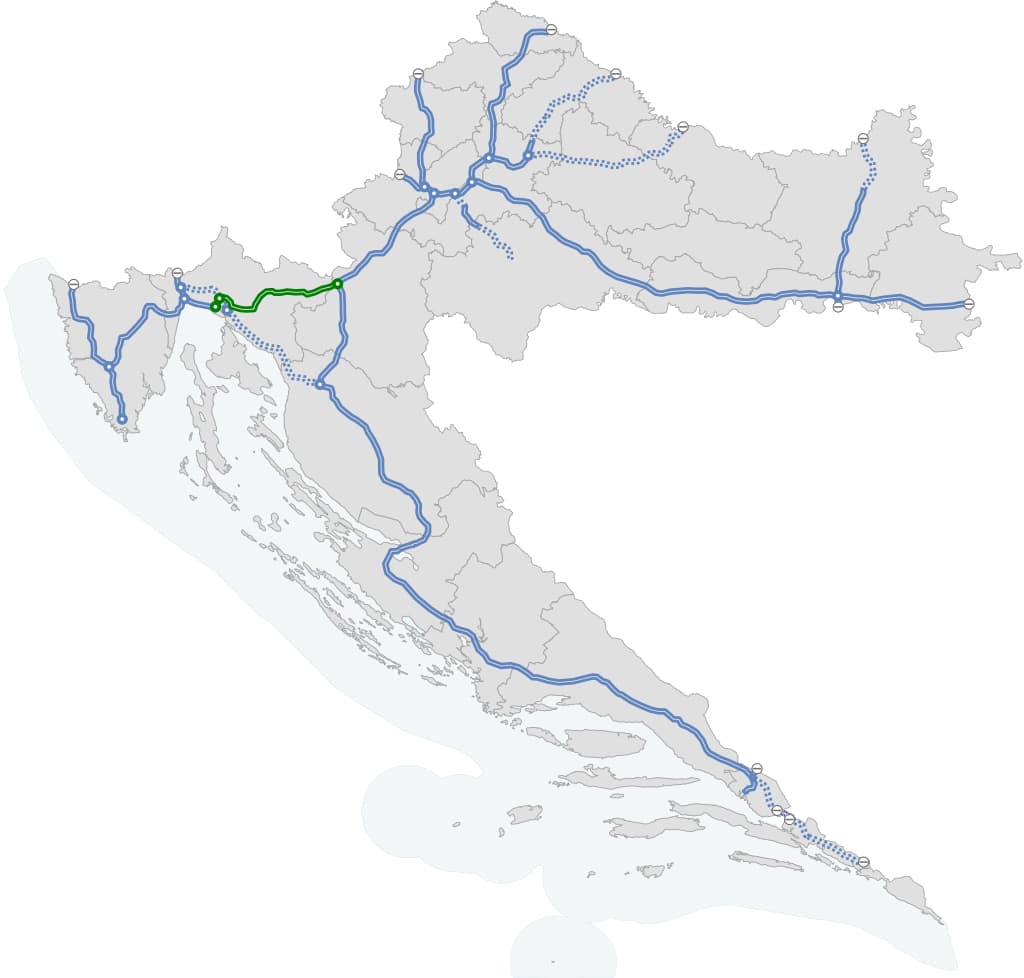 高速道路A6の地図